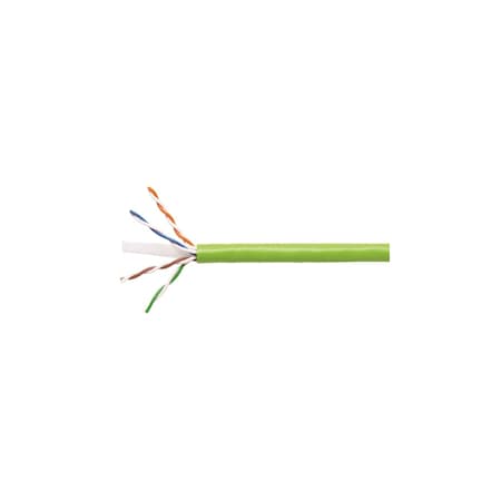 Commscope 23-4P UTP-CMR SOL BC CAT6 IP5, PO/PVC SPRING GREEN 1000FT BOX, 1000FT 1071ESG423W1000